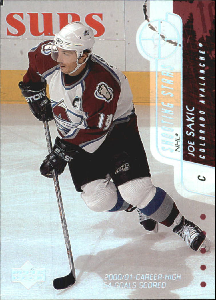 2002-03 Upper Deck Shooting Stars #SS4 Joe Sakic