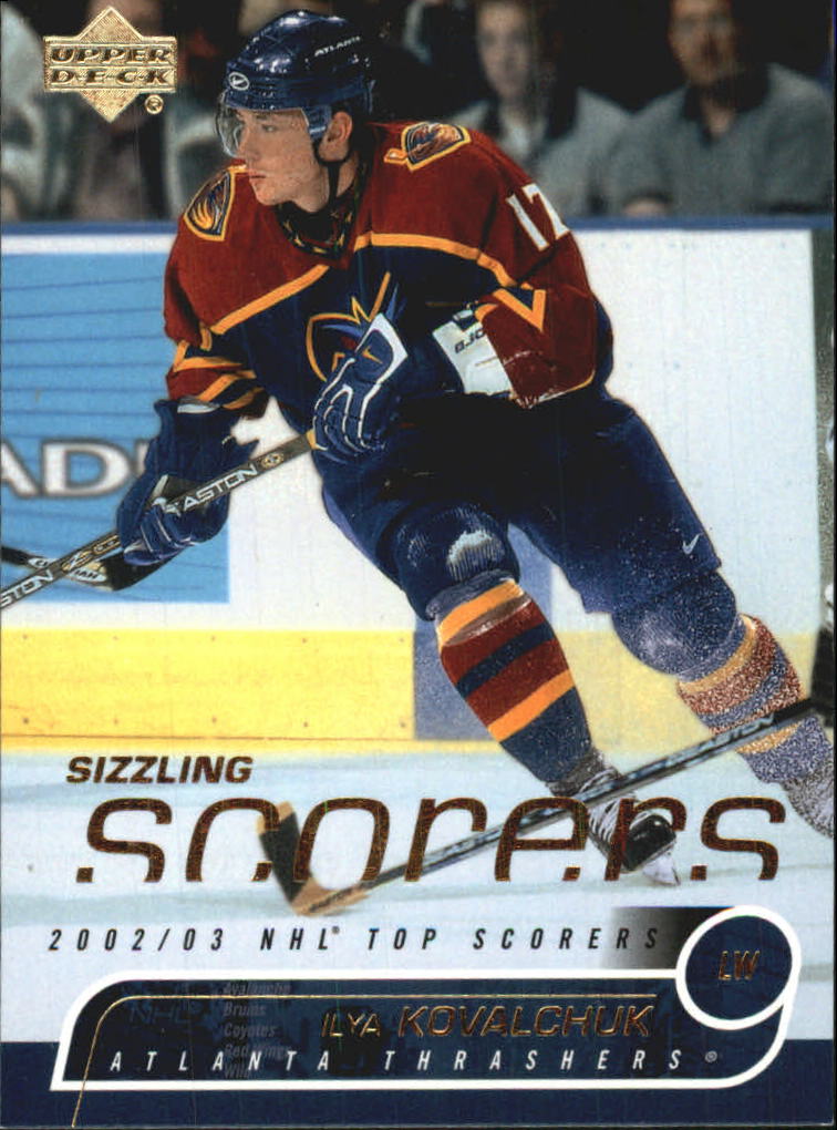 2002-03 Upper Deck Sizzling Scorers #SS1 Ilya Kovalchuk