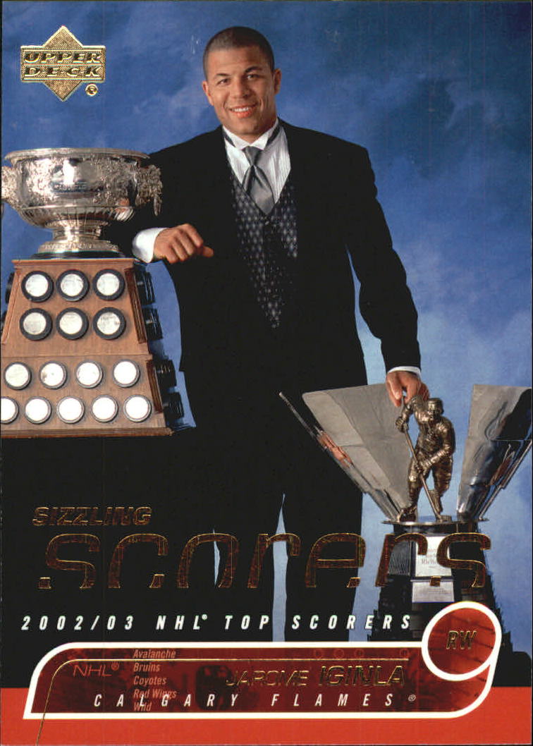 2002-03 Upper Deck Sizzling Scorers #SS3 Jarome Iginla