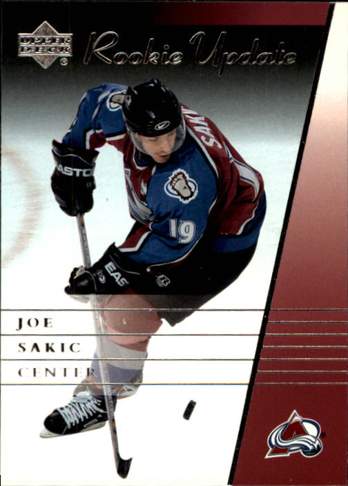 2002-03 Upper Deck Rookie Update #25 Joe Sakic