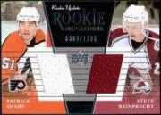 2002-03 Upper Deck Rookie Update #156A P.Sharp RC/S.Reinprecht