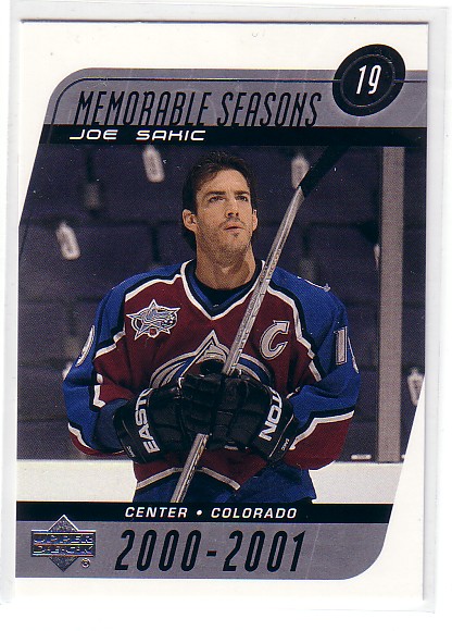 2002-03 Upper Deck #184 Joe Sakic MS