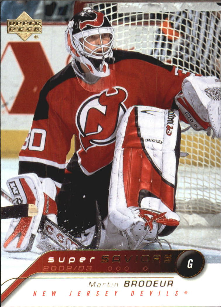 2002-03 Upper Deck Super Saviors #SA8 Martin Brodeur