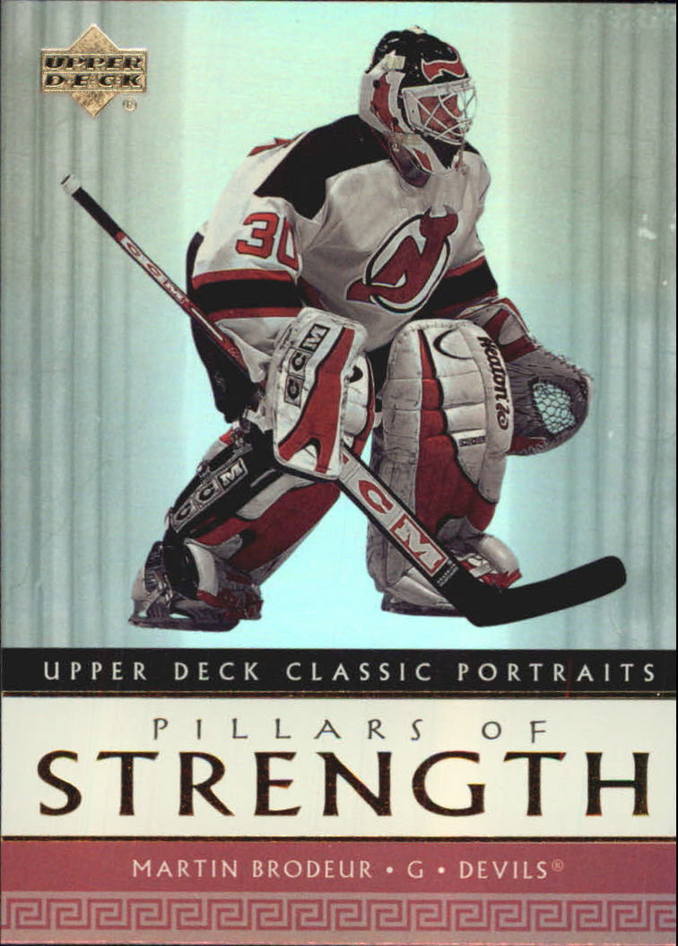 2002-03 Upper Deck Classic Portraits Pillars of Strength #PS6 Martin Brodeur