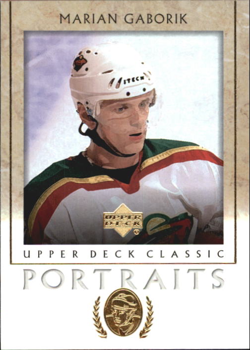 2002-03 Upper Deck Classic Portraits #50 Marian Gaborik