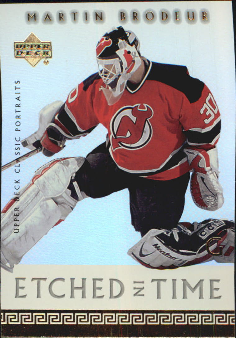 2002-03 Upper Deck Classic Portraits Etched in Time #ET10 Martin Brodeur