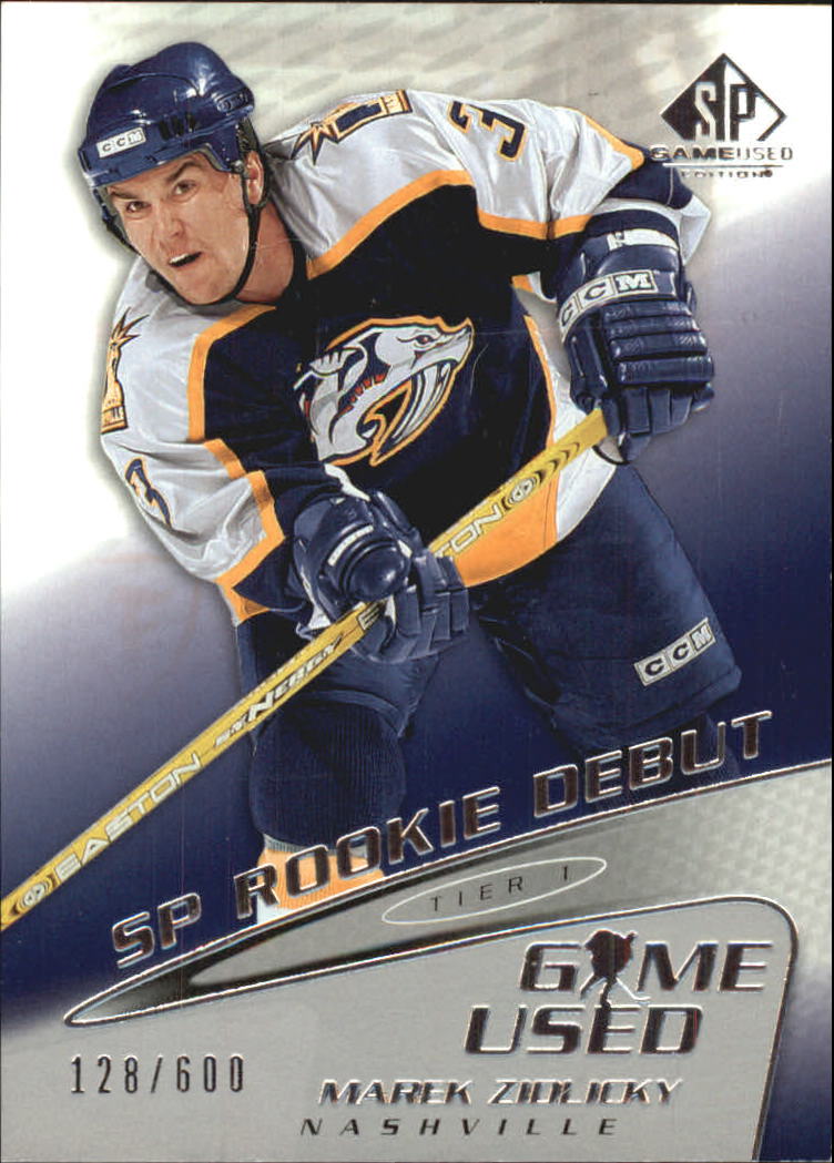 2003-04 SP Game Used #68 Marek Zidlicky RC