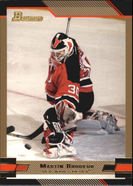 2003-04 Bowman Gold #30 Martin Brodeur