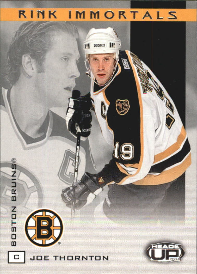 2003-04 Pacific Heads Up Rink Immortals #1 Joe Thornton