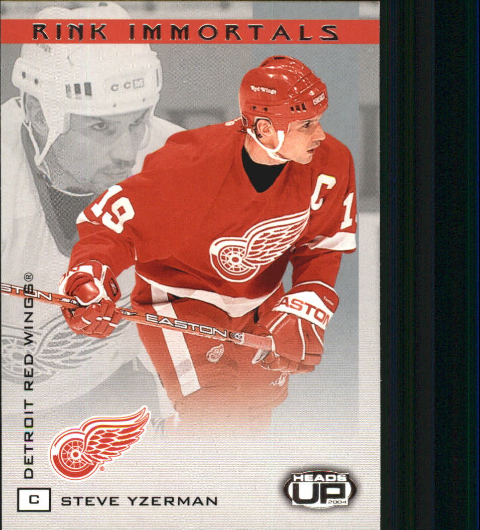 2003-04 Pacific Heads Up Rink Immortals #6 Steve Yzerman