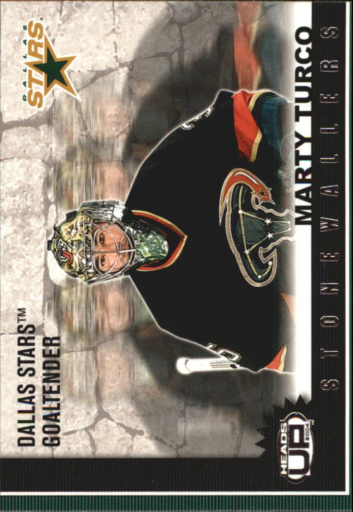 2003-04 Pacific Heads Up Stonewallers #4 Marty Turco