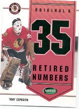 2003-04 Parkhurst Original Six Chicago Inserts #C3 Tony Esposito
