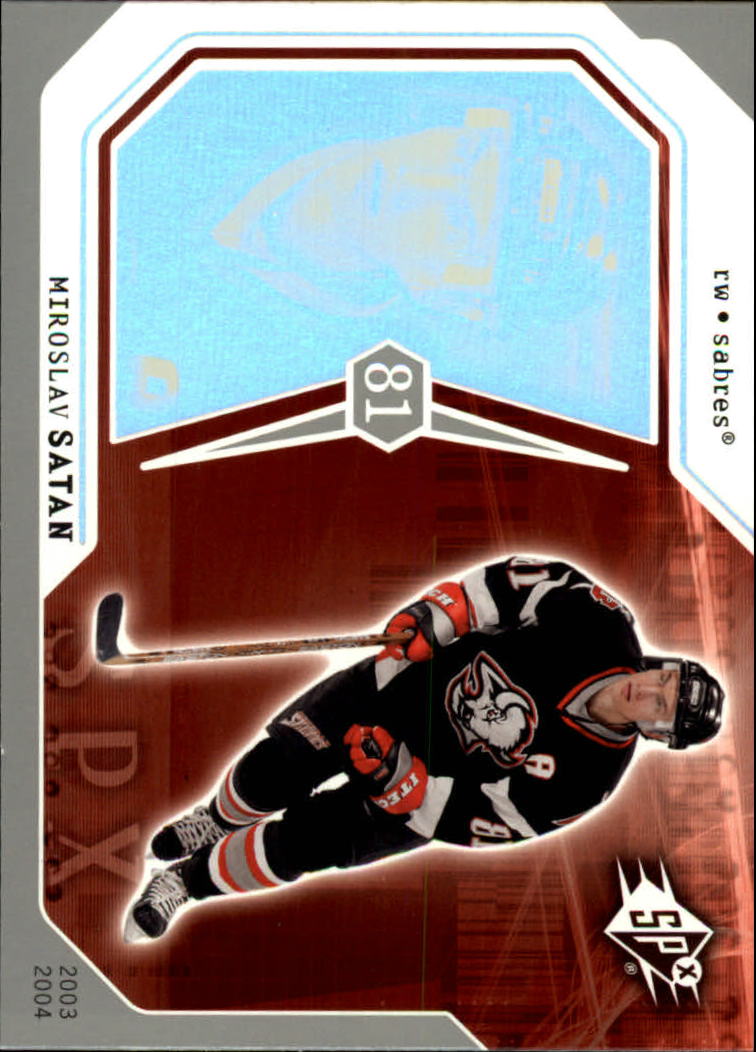2003-04 SPx #10 Miroslav Satan