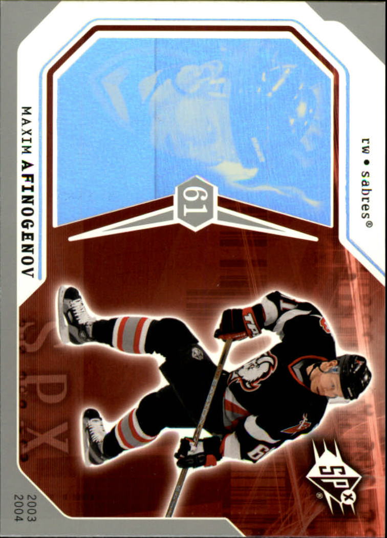 2003-04 SPx #11 Maxim Afinogenov