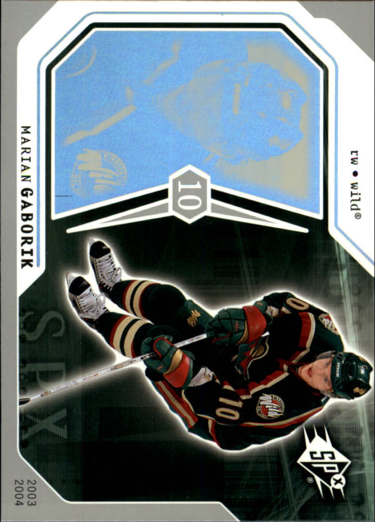 2003-04 SPx #47 Marian Gaborik