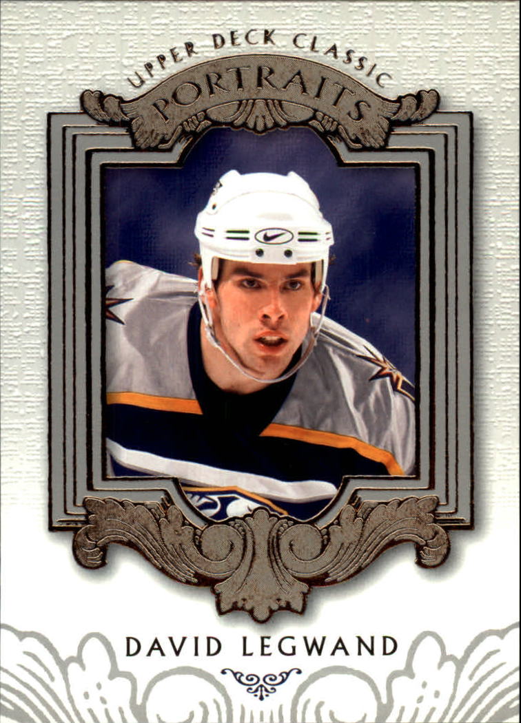 2003-04 Upper Deck Classic Portraits #54 David Legwand