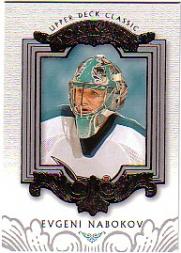 2003-04 Upper Deck Classic Portraits #82 Evgeni Nabokov