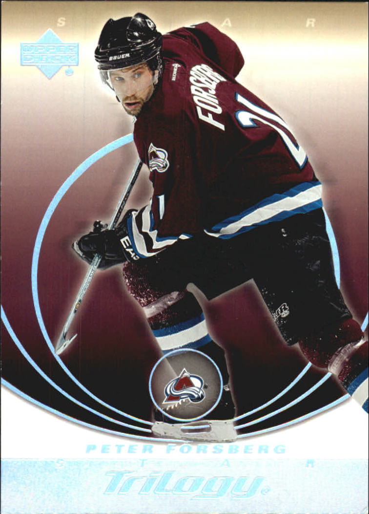 2003-04 Upper Deck Trilogy #21 Peter Forsberg