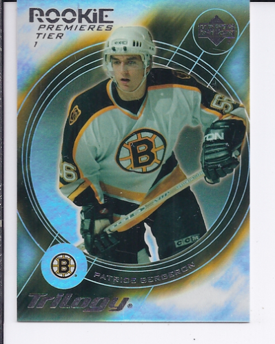 2003-04 Upper Deck Trilogy #143 Patrice Bergeron RC