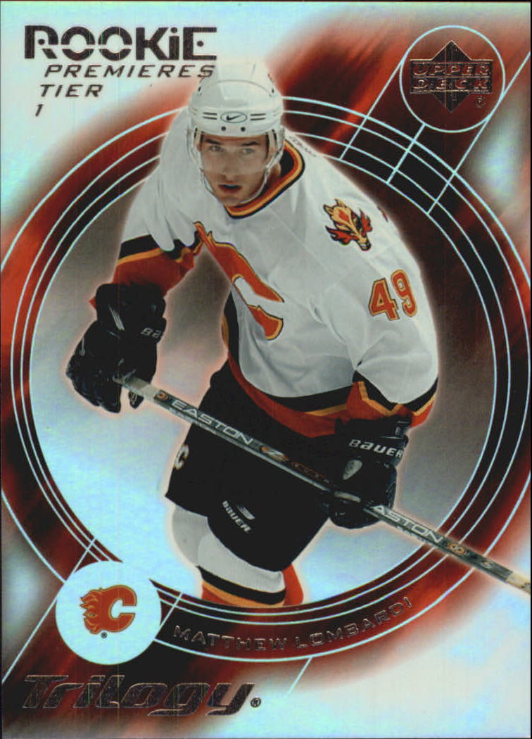 2003-04 Upper Deck Trilogy #144 Matthew Lombardi RC