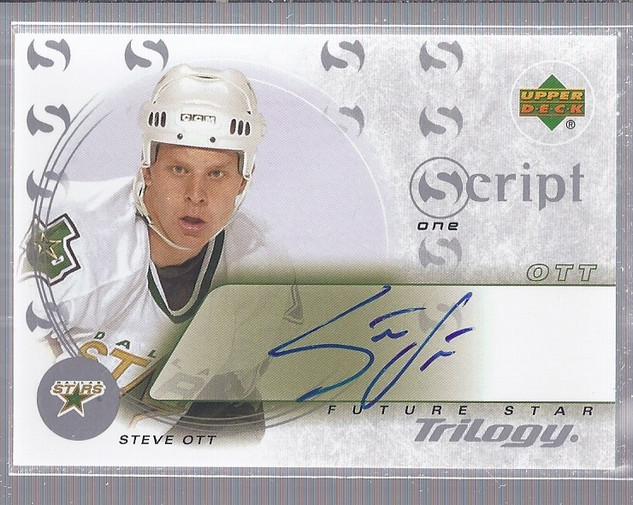 2003-04 Upper Deck Trilogy Scripts #S1SO Steve Ott