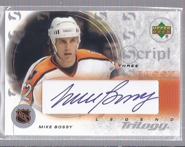 2003-04 Upper Deck Trilogy Scripts #S3BY Mike Bossy AS