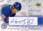 2003-04 Upper Deck Trilogy Scripts #S3GY Wayne Gretzky NYR