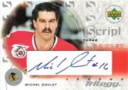 2003-04 Upper Deck Trilogy Scripts #S3MG Michel Goulet CHI