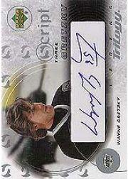 2003-04 Upper Deck Trilogy Scripts #S3WA Wayne Gretzky LA