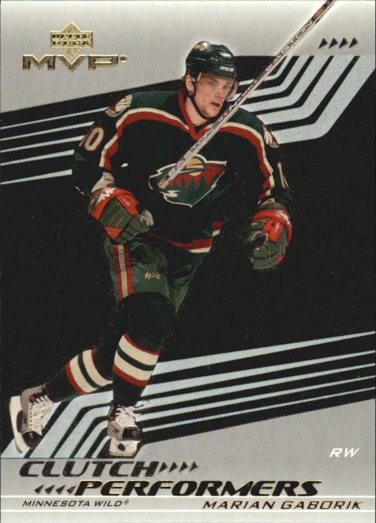 2003-04 Upper Deck MVP Clutch Performers #CP6 Marian Gaborik