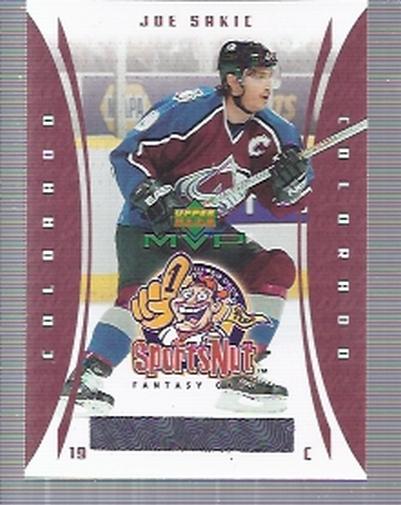 2003-04 Upper Deck MVP SportsNut #SN23 Joe Sakic