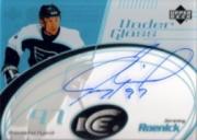2003-04 Upper Deck Ice Under Glass Autographs #UGJR Jeremy Roenick