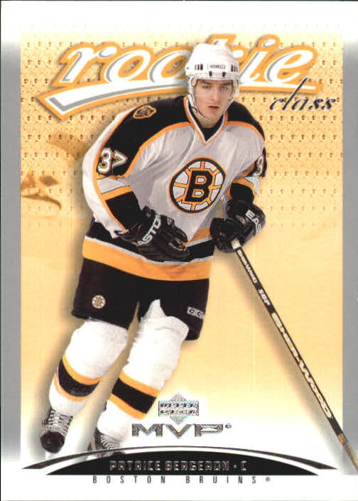 2003-04 Upper Deck MVP #468 Patrice Bergeron RC
