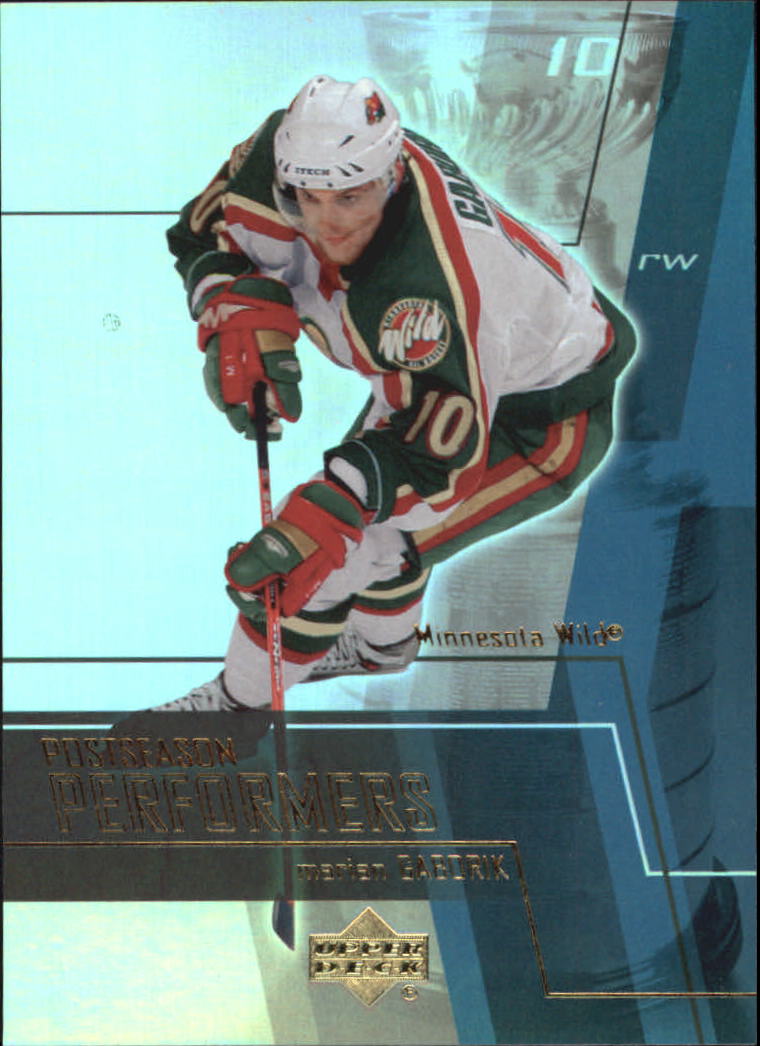 2003-04 Upper Deck Performers #PS7 Marian Gaborik