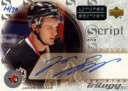 2003-04 Upper Deck Trilogy Scripts Limited #S1JS Jason Spezza
