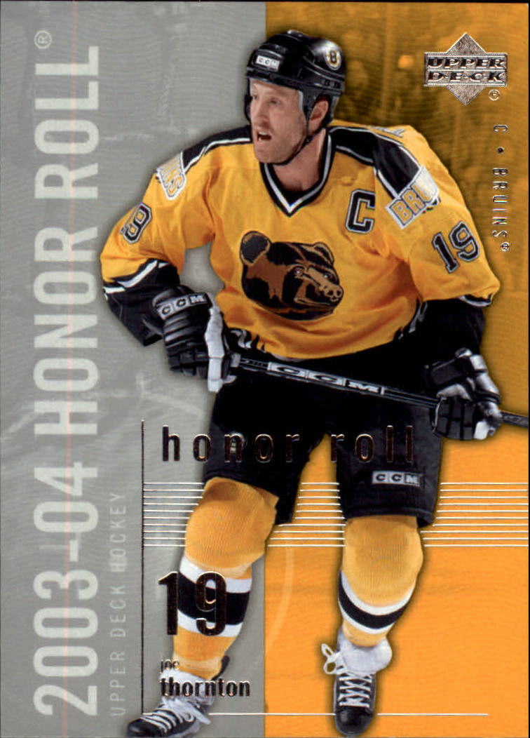 2003-04 Upper Deck Honor Roll #6 Joe Thornton