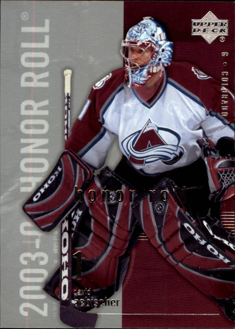 2003-04 Upper Deck Honor Roll #17 David Aebischer