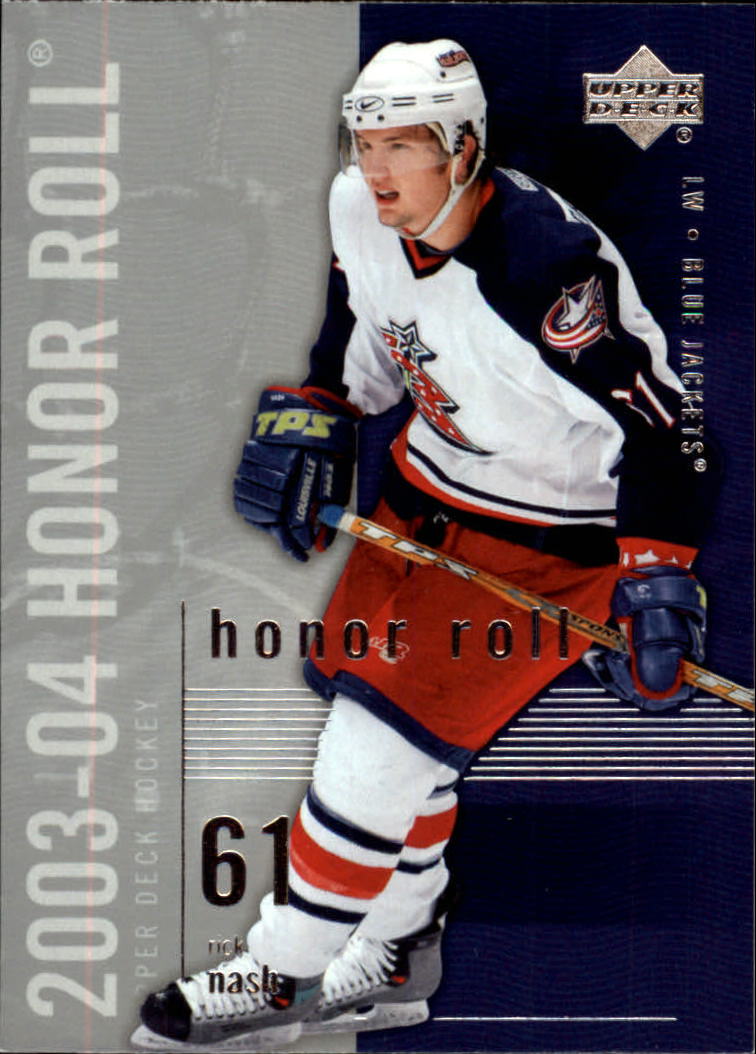 2003-04 Upper Deck Honor Roll #22 Rick Nash
