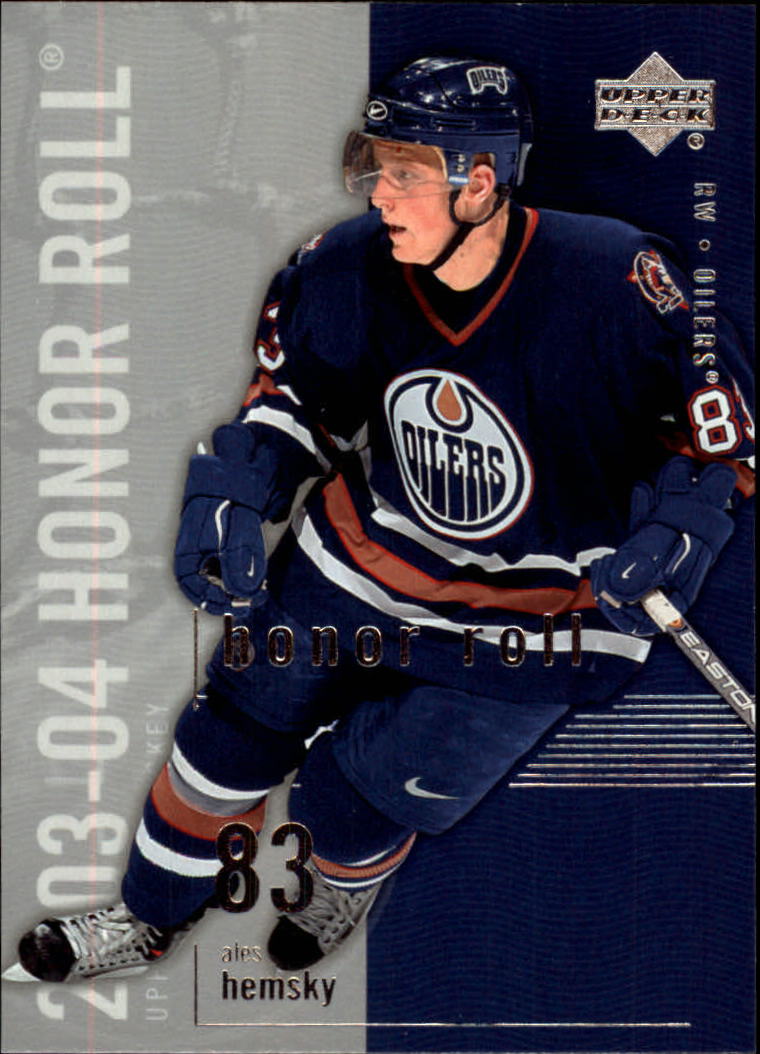 2003-04 Upper Deck Honor Roll #30 Ales Hemsky
