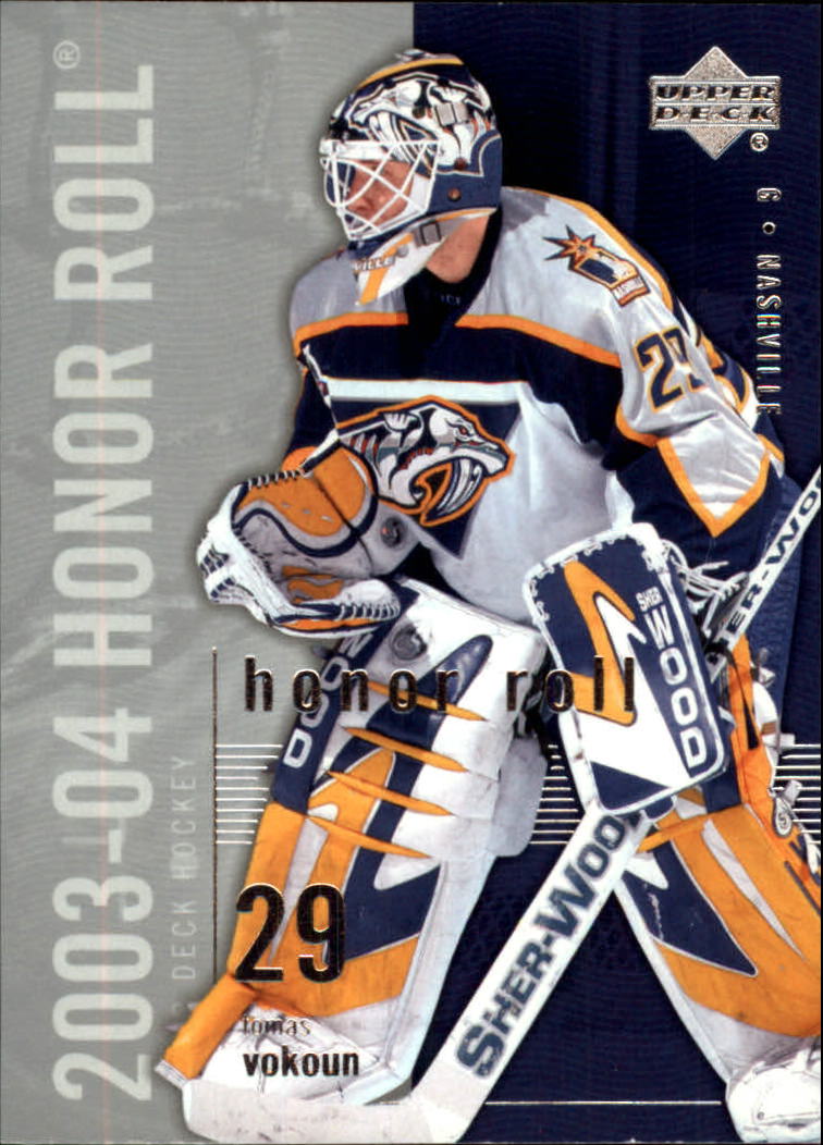 2003-04 Upper Deck Honor Roll #47 Tomas Vokoun