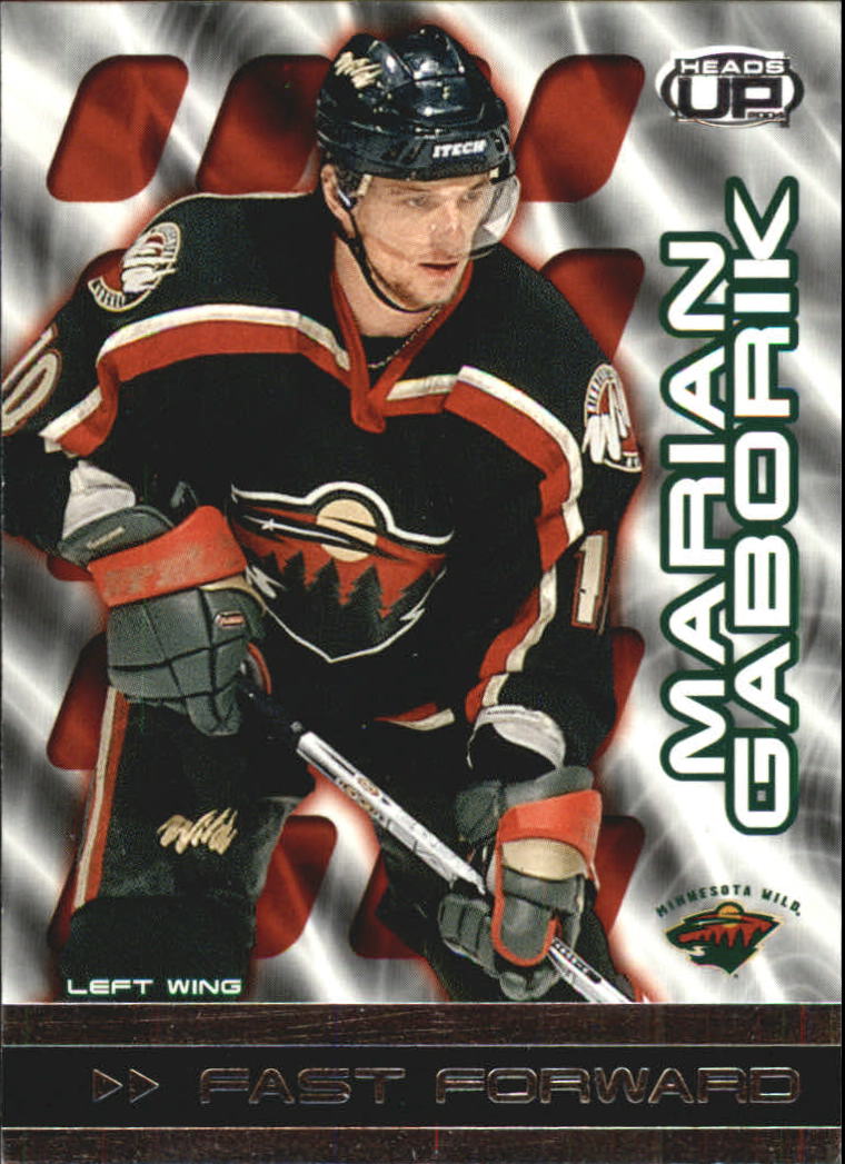 2003-04 Pacific Heads Up Fast Forwards #5 Marian Gaborik