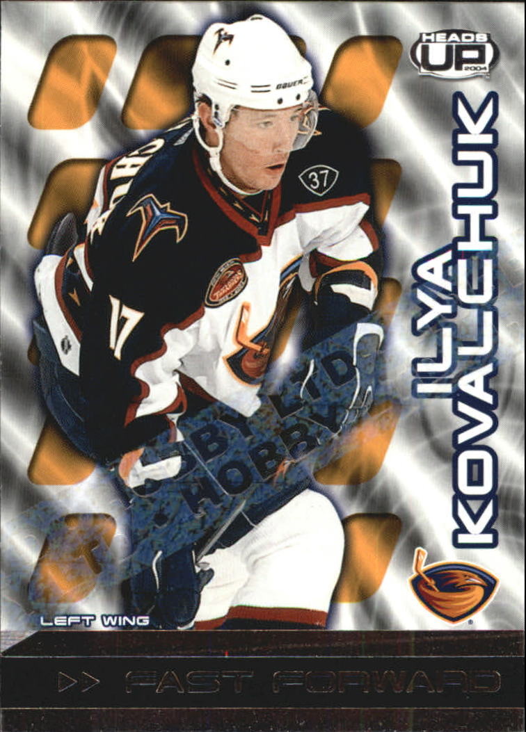 2003-04 Pacific Heads Up Fast Forwards LTD #2 Ilya Kovalchuk