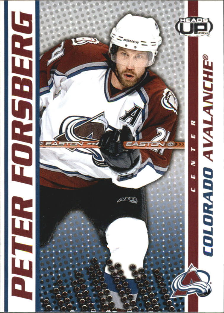 2003-04 Pacific Heads Up #24 Peter Forsberg