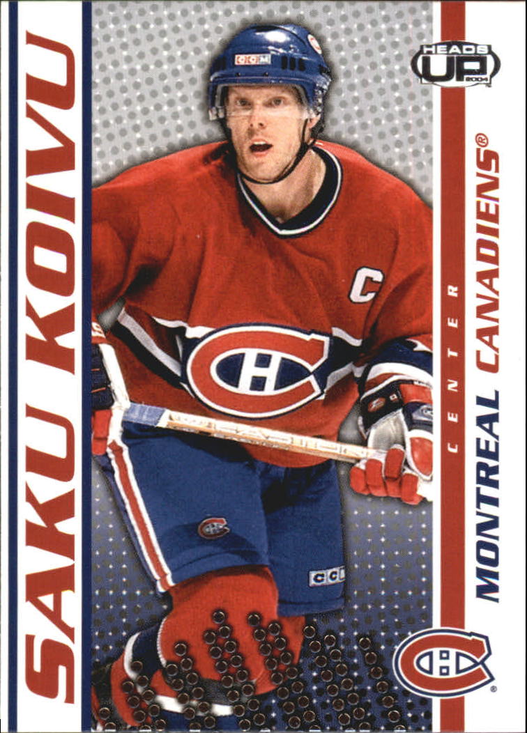2003-04 Pacific Heads Up #52 Saku Koivu