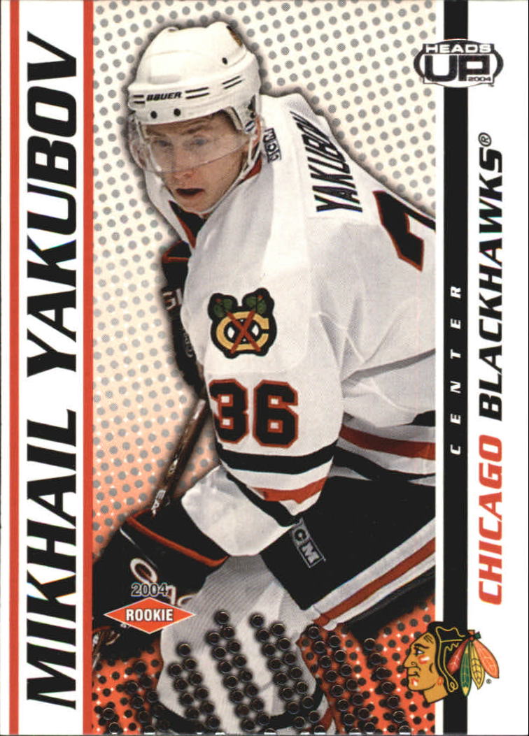 2003-04 Pacific Heads Up #108 Mikhail Yakubov RC