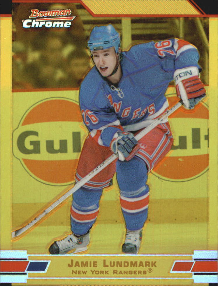 2003-04 Bowman Chrome Gold Refractors #23 Jamie Lundmark