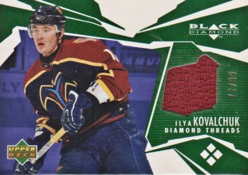 2003-04 Black Diamond Threads Green #DTIK Ilya Kovalchuk