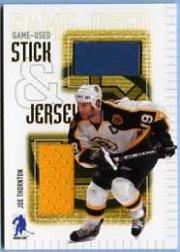 2003-04 BAP Memorabilia Jersey and Stick #SJ1 Joe Thornton