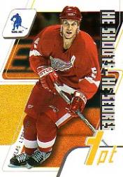 2003-04 BAP Memorabilia He Shoots-He Scores Points #5 Nicklas Lidstrom 1 Pt.
