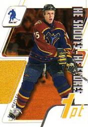 2003-04 BAP Memorabilia He Shoots-He Scores Points #6 Dany Heatley 1 Pt.